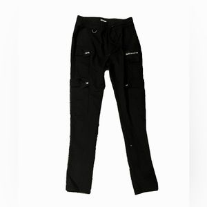 black denim pants